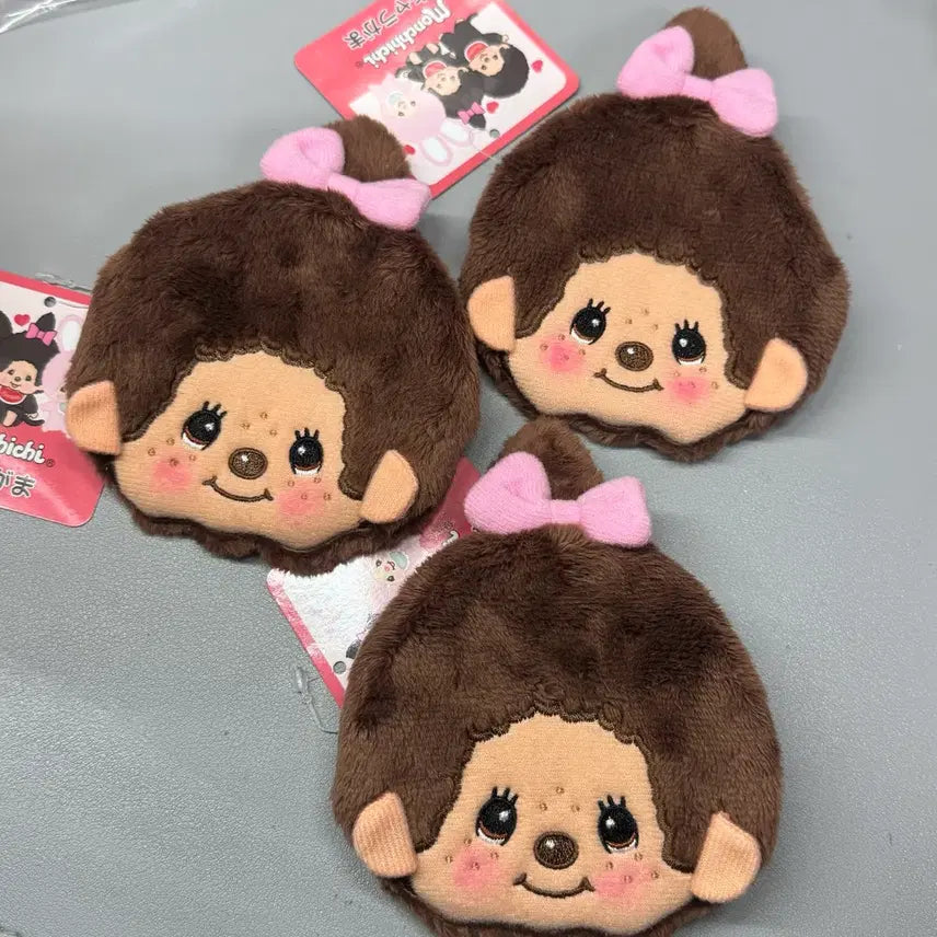 [BUNJANG] Monchhichi Girl Coin Purse / 몬치치짱 여아 동전지갑 가마구치