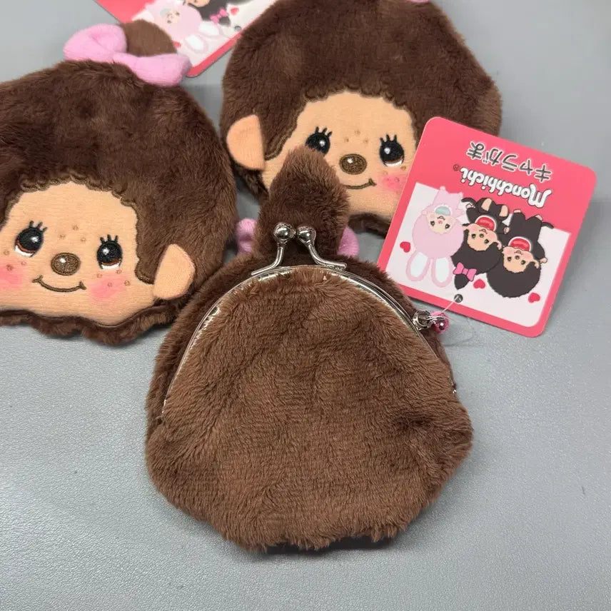 [BUNJANG] Monchhichi Girl Coin Purse / 몬치치짱 여아 동전지갑 가마구치