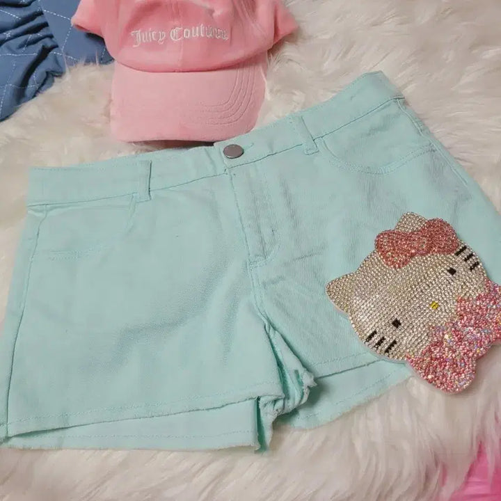 [BUNJANG] Imported Denim Shorts Mint / 수입데님 반바지 민트