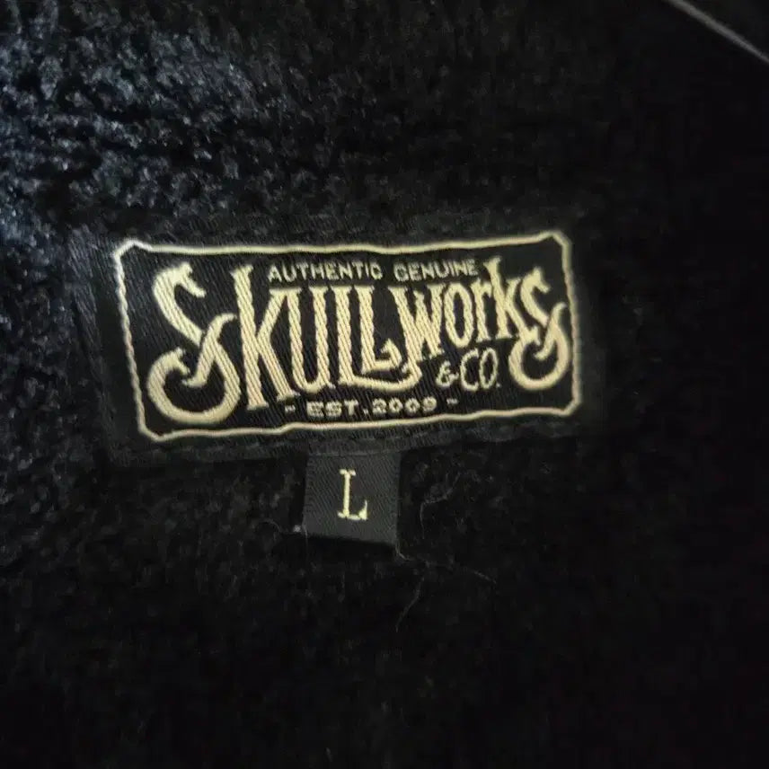 [BUNJANG] Skull Works Corduroy Accent Coach Jacket - Blue L / 스컬웍스 코치 자켓 블루 L