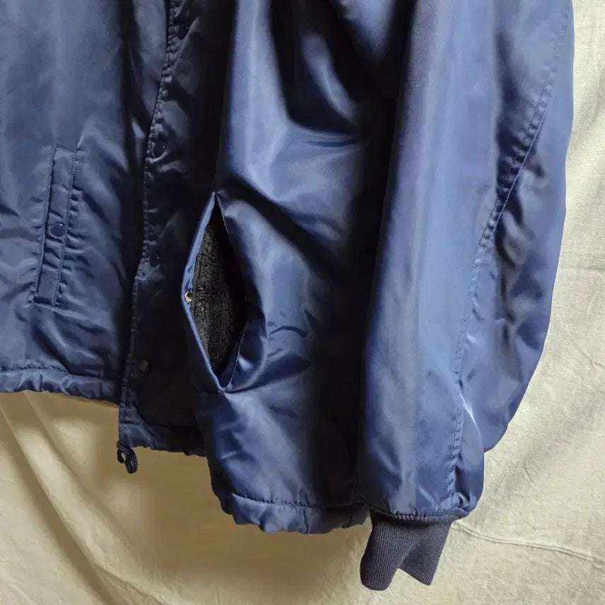 [BUNJANG] Skull Works Corduroy Accent Coach Jacket - Blue L / 스컬웍스 코치 자켓 블루 L