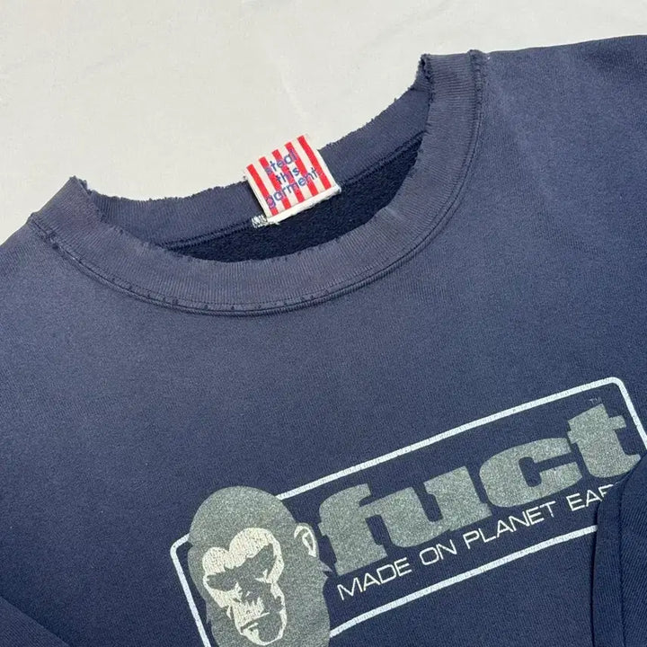 [BUNJANG] FUCT Ape Sweatshirt / 90s FUCT ape 스웻셔츠