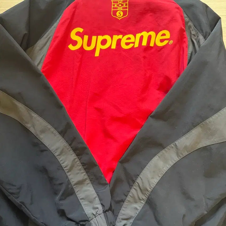 [BUNJANG] Supreme S Logo Track Jacket Black / 슈프림 S 로고 트랙 자켓 블랙 - 24FW