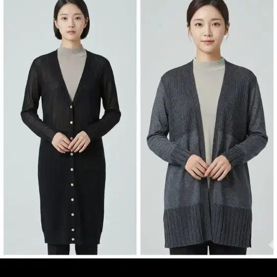 [BUNJANG] MojoSphin &amp; Doho Summer Ribbed Long Cardigan Set / 여름 골지 롱 가디건 모음 55