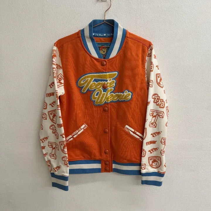 [BUNJANG] Teenie Weenie Orange Baseball Jacket (M) / 티니위니(Teenie Weenie) 오렌지 야구 점퍼 (M)