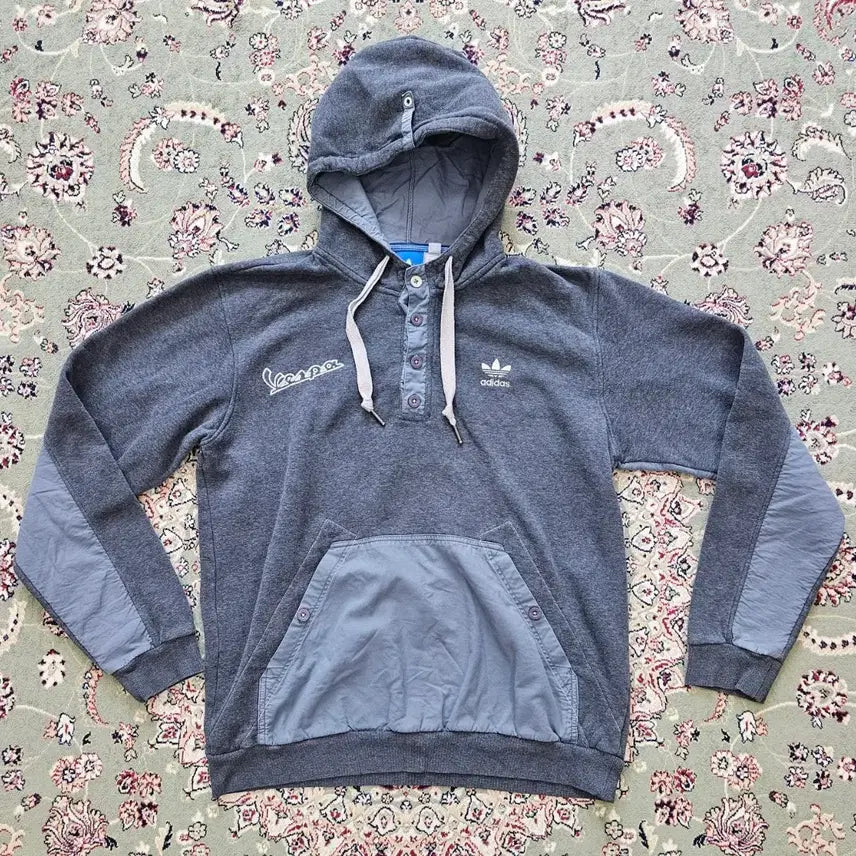 [BUNJANG] Adidas Vespa Gray Hoodie XL / [최종할인] 아디다스X베스파 그레이 후디 XL 110