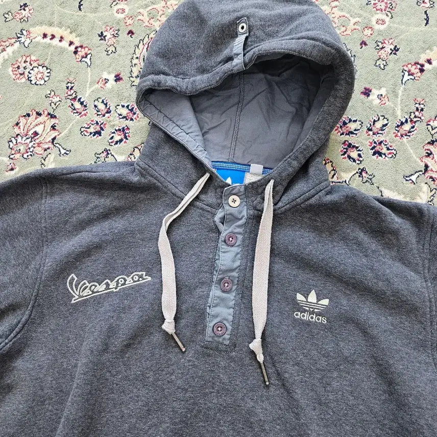 [BUNJANG] Adidas Vespa Gray Hoodie XL / [최종할인] 아디다스X베스파 그레이 후디 XL 110