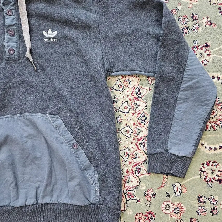 [BUNJANG] Adidas Vespa Gray Hoodie XL / [최종할인] 아디다스X베스파 그레이 후디 XL 110