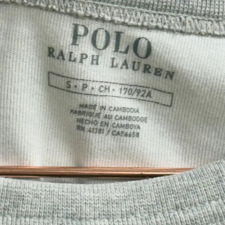[BUNJANG] Polo Ralph Lauren Oversized V-Neck Sweatshirt (S) / 폴로 랄프로렌 오버핏 브이넥 맨투맨 (S)