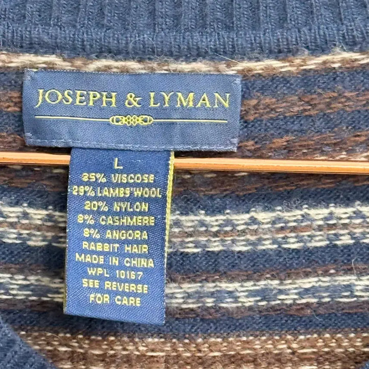 [BUNJANG] JOSEPH&amp;LYMAN Oversized V-Neck Knit (L) / JOSEPH&amp;LYMAN 오버핏 VISCOSE소재! 브이넥 니트 (L)
