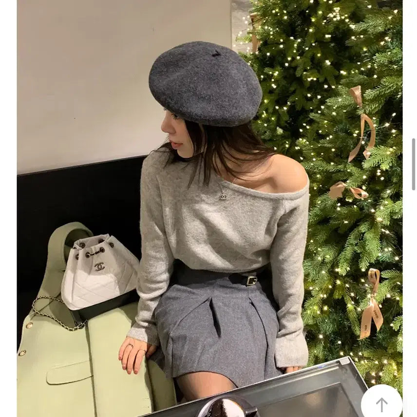 [BUNJANG] Off-Shoulder Knit Top / 오프숄더니트