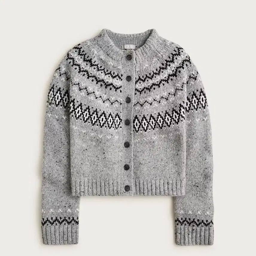 [BUNJANG] J.Crew Fair Isle Knit Cardigan / 제이크루 페어아일 니트 가디건