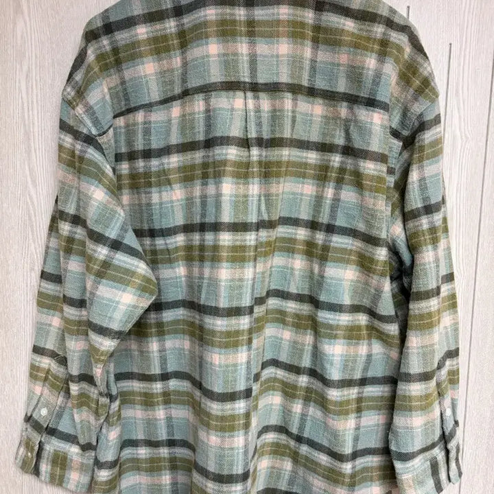 [SOLD OUT] XL) R13 보이프렌드 셔츠 터콰이즈체크