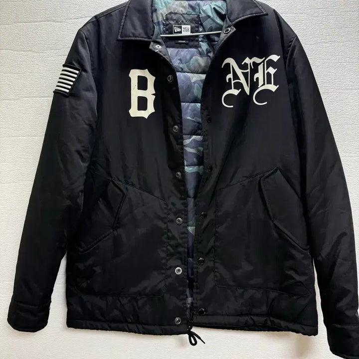 [BUNJANG] New Era Black Coach Jacket - M Size / 뉴에라 블랙 코치 자켓 M
