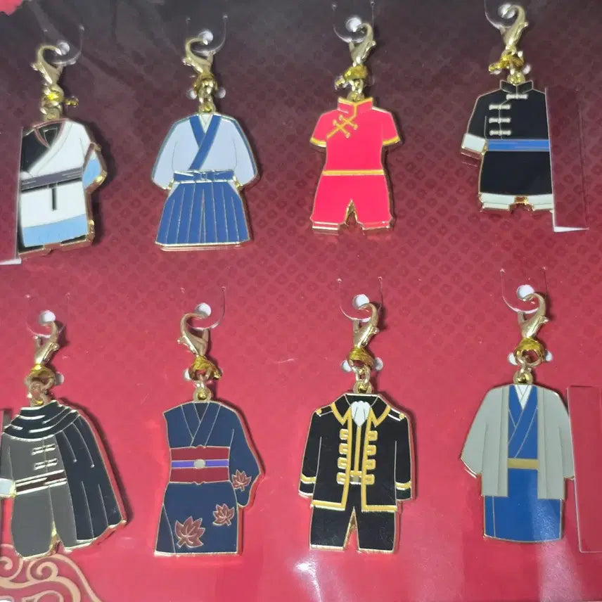 [BUNJANG] Gintama Gintoki Wooden Sword Keychain, Clothes Keychain Bundle Set / 은혼 영화 일괄 판매-긴토키 목검 키링, 옷 키링