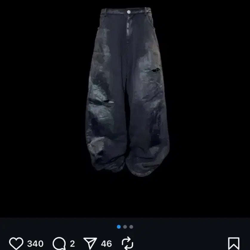 [SOLD OUT] 에모스탠스 클럽 와이드 배기진 2 팝니다