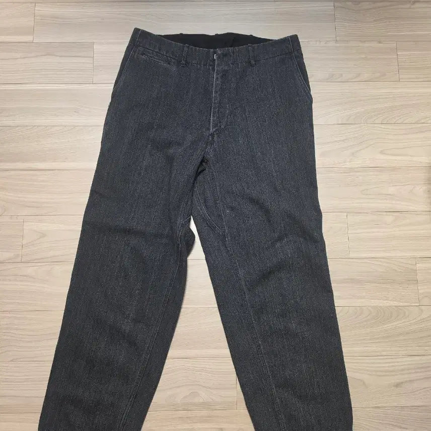 [SOLD OUT] 나나미카 와이드 데님 차콜 34