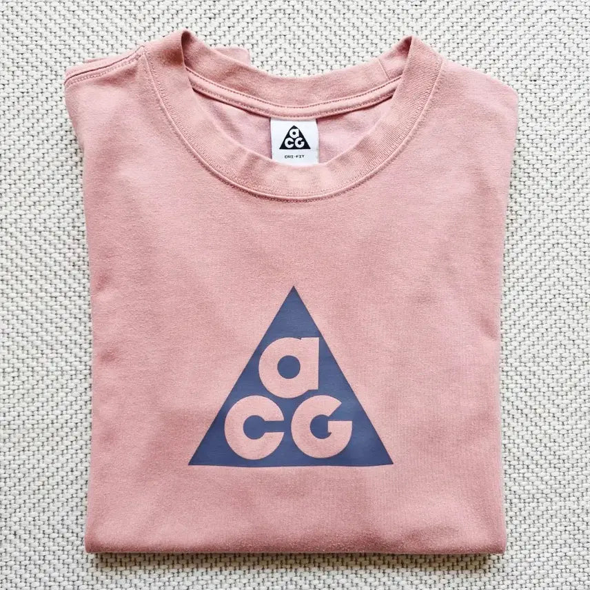 [BUNJANG] Nike ACG Dri-FIT T-Shirt Red Stardust M / 나이키 ACG 드라이핏 반팔티 레드 스타더스트 M