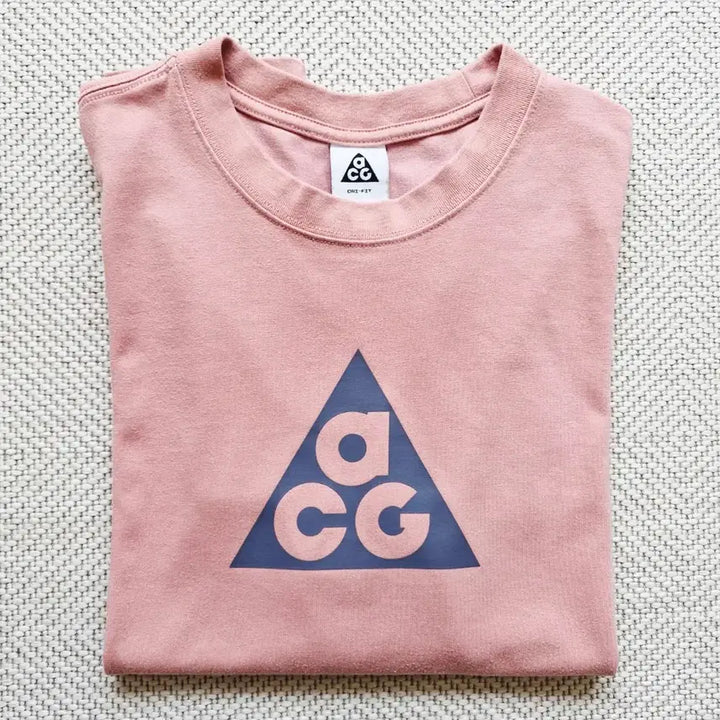 [BUNJANG] Nike ACG Dri-FIT T-Shirt Red Stardust M / 나이키 ACG 드라이핏 반팔티 레드 스타더스트 M