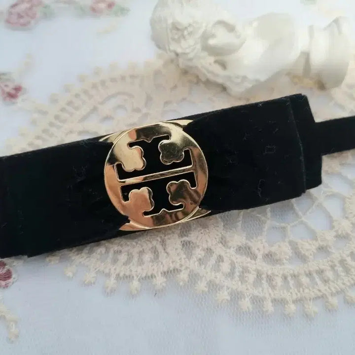 [BUNJANG] Black Velvet Automatic Hairpin / 블랙 벨벳 자동핀(새상품)