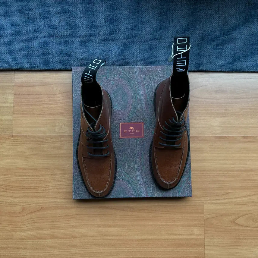 [BUNJANG] Etro Leather Boots / 에트로 가죽 부츠 스톤아일랜드 몽클레어 톰브라운 프라다