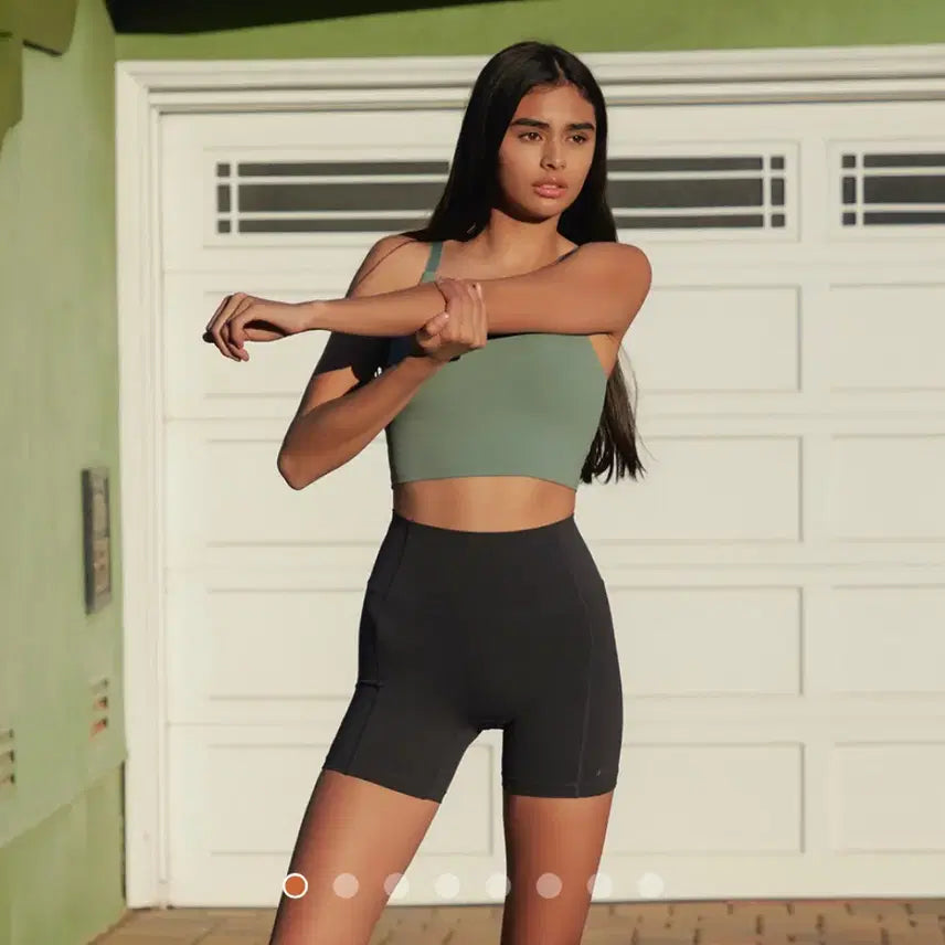 [BUNJANG] Andar Air Cooling 3-Part Leggings Black S / 안다르 에어쿨링 3부 레깅스 블랙 s