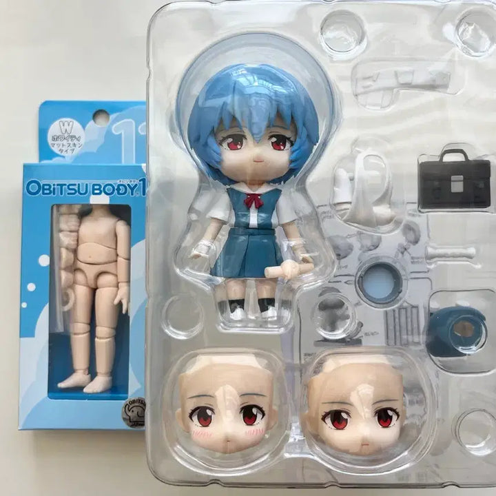 [BUNJANG] Evangelion Ayanami Rei Nendoroid Obitsu11 Modified Figure / 에반게리온 아야나미 레이 넨도로이드 1197+오비츠11 개조품
