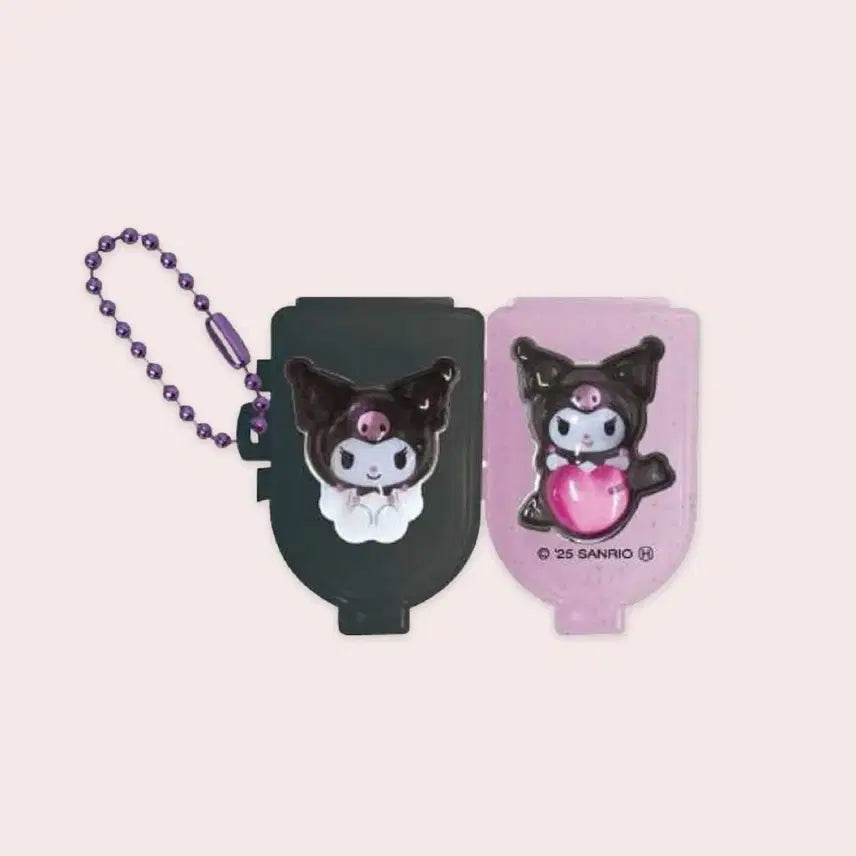 [BUNJANG] Kuromi Joint Mini Case Keyring / (정품)쿠로미 조인트 미니케이스 키링 키체인 수납함 보관함 약통 열쇠고리