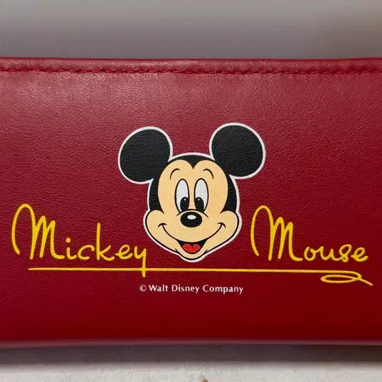 [BUNJANG] Mickey Mouse Red Pencil Case / 고전) 미키마우스 레드 필통