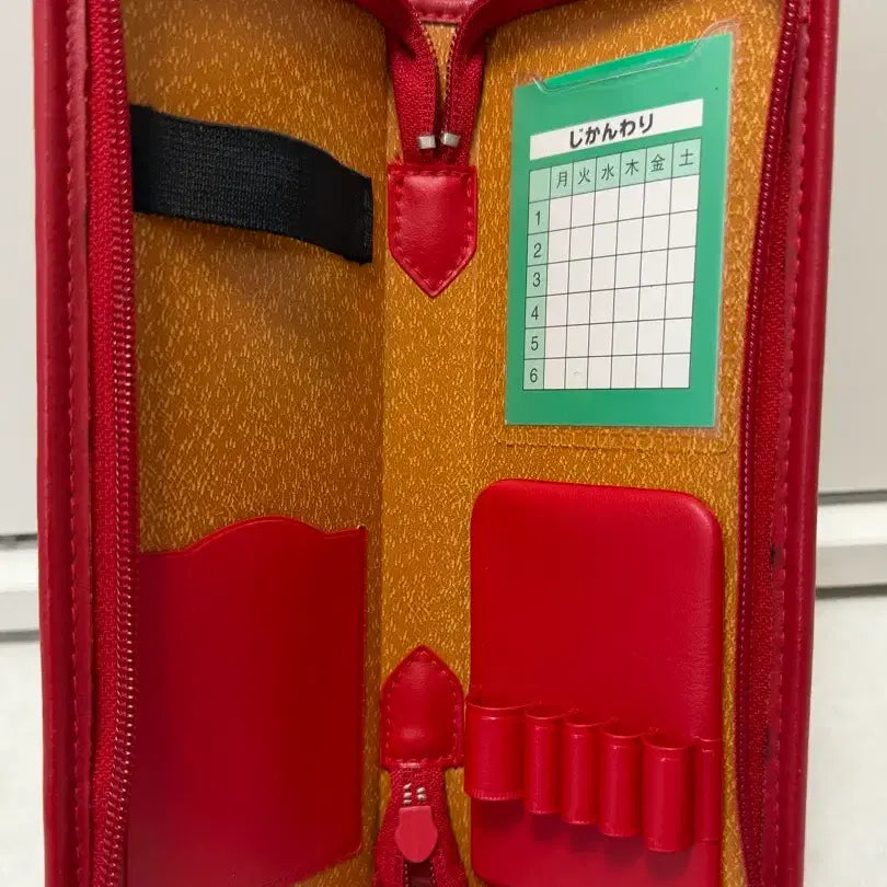 [BUNJANG] Mickey Mouse Red Pencil Case / 고전) 미키마우스 레드 필통