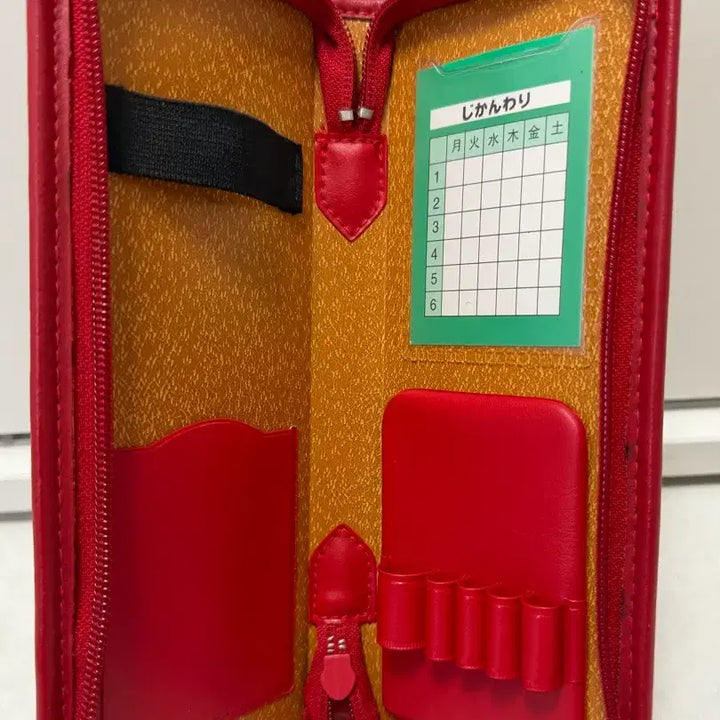 [BUNJANG] Mickey Mouse Red Pencil Case / 고전) 미키마우스 레드 필통
