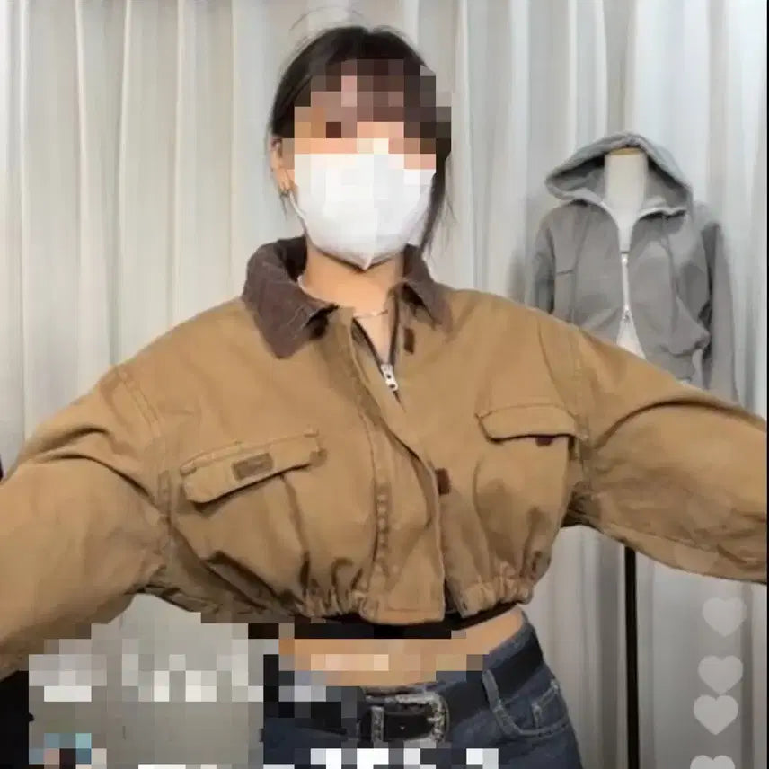 [BUNJANG] Dickies Cropped Work Jacket / 디키즈 크롭 워크 자켓