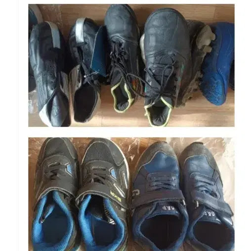[BUNJANG] Assorted Soccer Shoes and Accessories Bundle / 7켤레 남자 축구화 운동화 장갑 가방 전부다 저렴하게 처분해요 ㅠㅠ