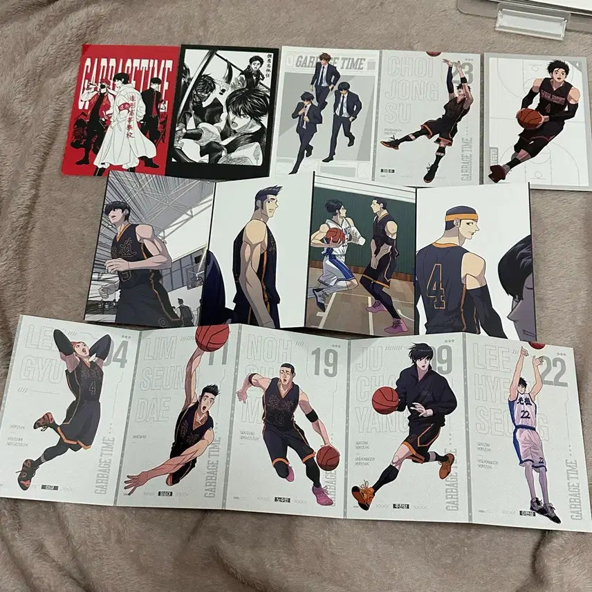 [BUNJANG] GBT Garbage Time Final Issue Ki Sangho Park Byungchan Jeon Youngjo Jo Jaeseok Postcard Bundle Set / 갑타 가비지타임 최종수 기상호 박병찬 전영중 조재석 엽서 일괄