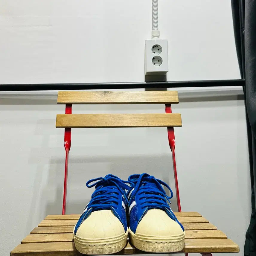[SOLD OUT] 280) 아디다스 운동화 남성 남자 신발 슈퍼스타 OG 블루 메쉬