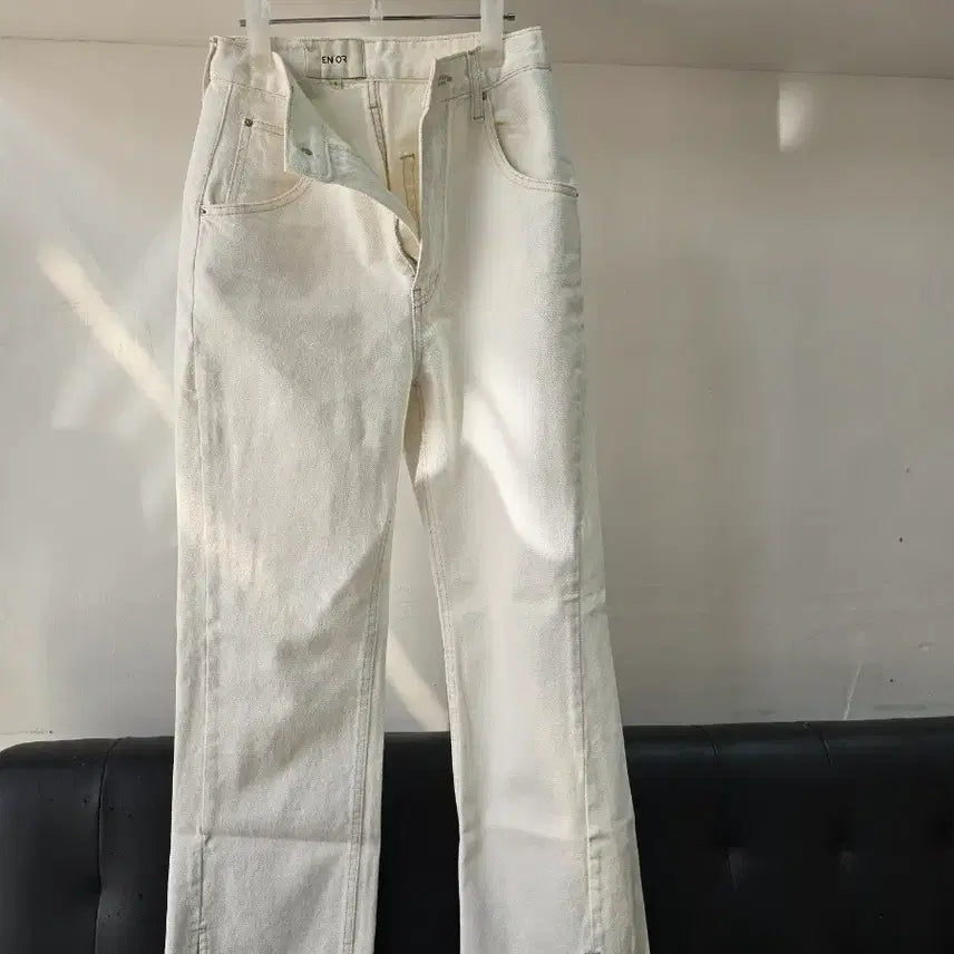 [BUNJANG] Orr White Denim Pants / 오르 화이트 데님