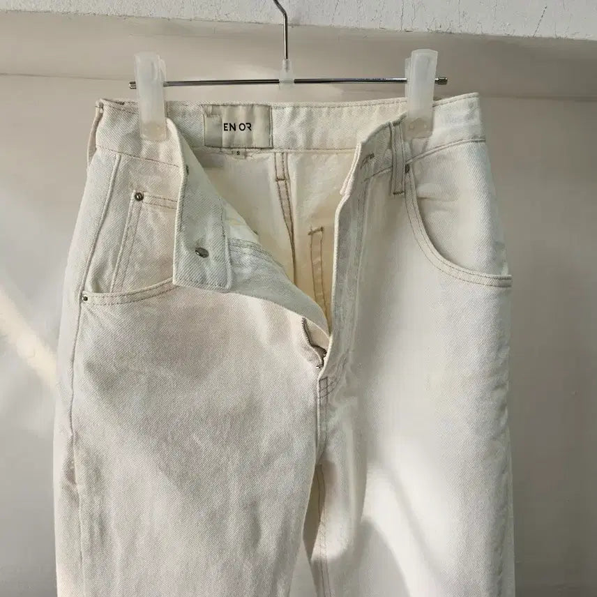 [BUNJANG] Orr White Denim Pants / 오르 화이트 데님