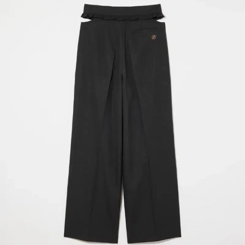 [BUNJANG] Eaphi Side Hole Sheer Line Black Pants / Eaphi 사이드 홀 시어 라인 블랙 팬츠 바지 일브 일본 M(2)