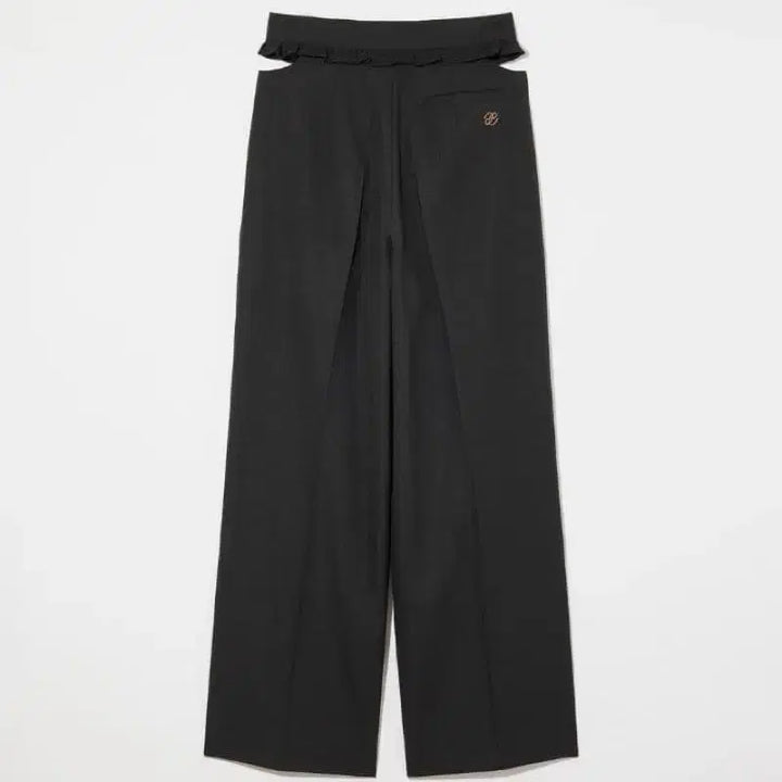 [BUNJANG] Eaphi Side Hole Sheer Line Black Pants / Eaphi 사이드 홀 시어 라인 블랙 팬츠 바지 일브 일본 M(2)