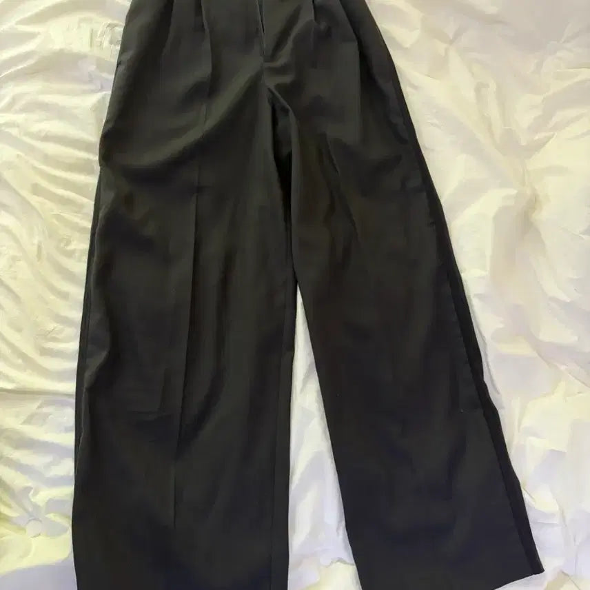 [BUNJANG] Eaphi Side Hole Sheer Line Black Pants / Eaphi 사이드 홀 시어 라인 블랙 팬츠 바지 일브 일본 M(2)