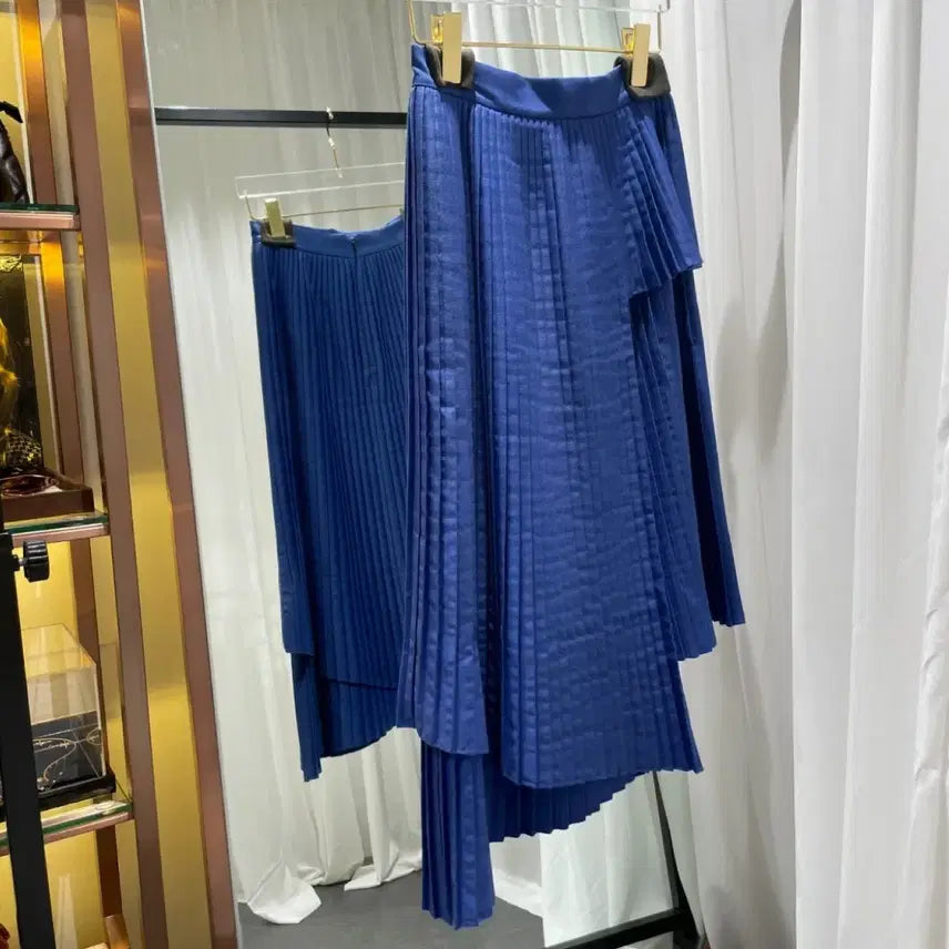 [BUNJANG] Rokh Pleated Cutting Skirt / rokh 컷팅 플리츠 스커트 36