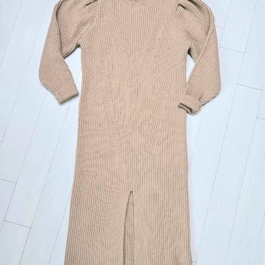 [BUNJANG] Puff Knit Long Dress / 퍼프 니트롱원피스