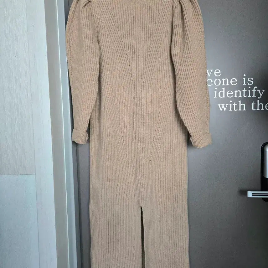[BUNJANG] Puff Knit Long Dress / 퍼프 니트롱원피스