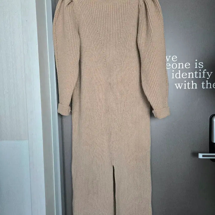 [BUNJANG] Puff Knit Long Dress / 퍼프 니트롱원피스