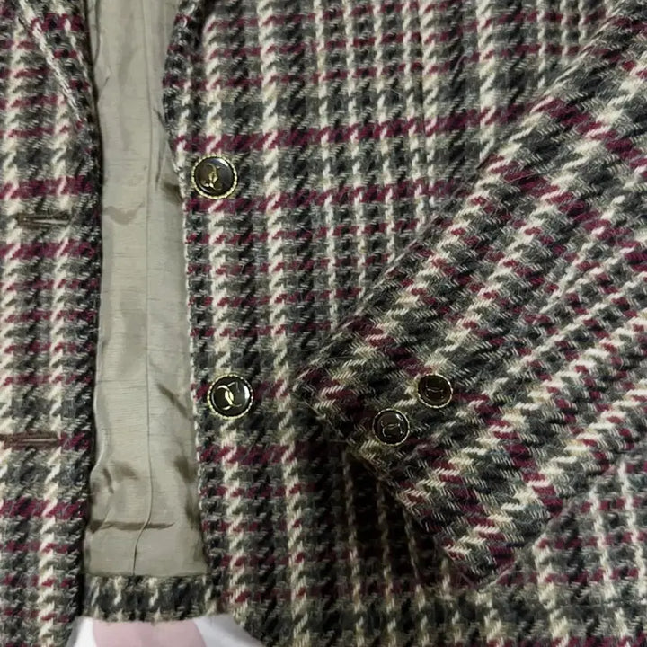 [BUNJANG] Vintage Wool Check Jacket / 빈티지 모직 체크 자켓