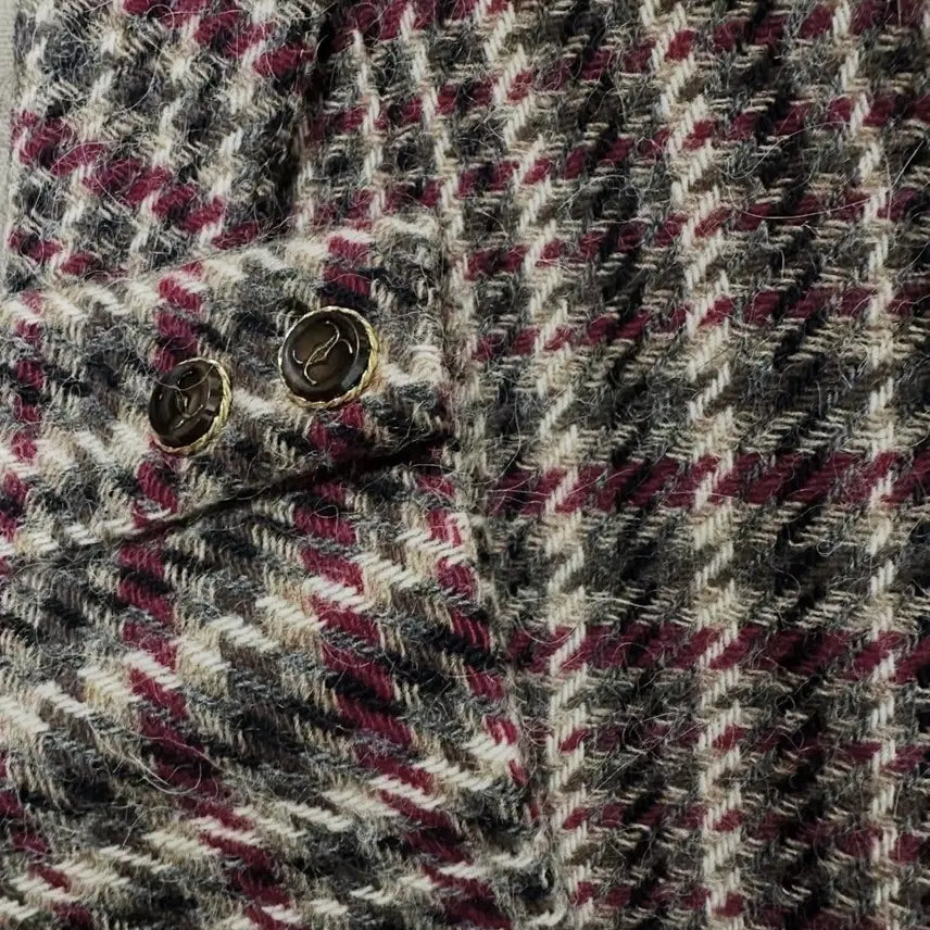 [BUNJANG] Vintage Wool Check Jacket / 빈티지 모직 체크 자켓
