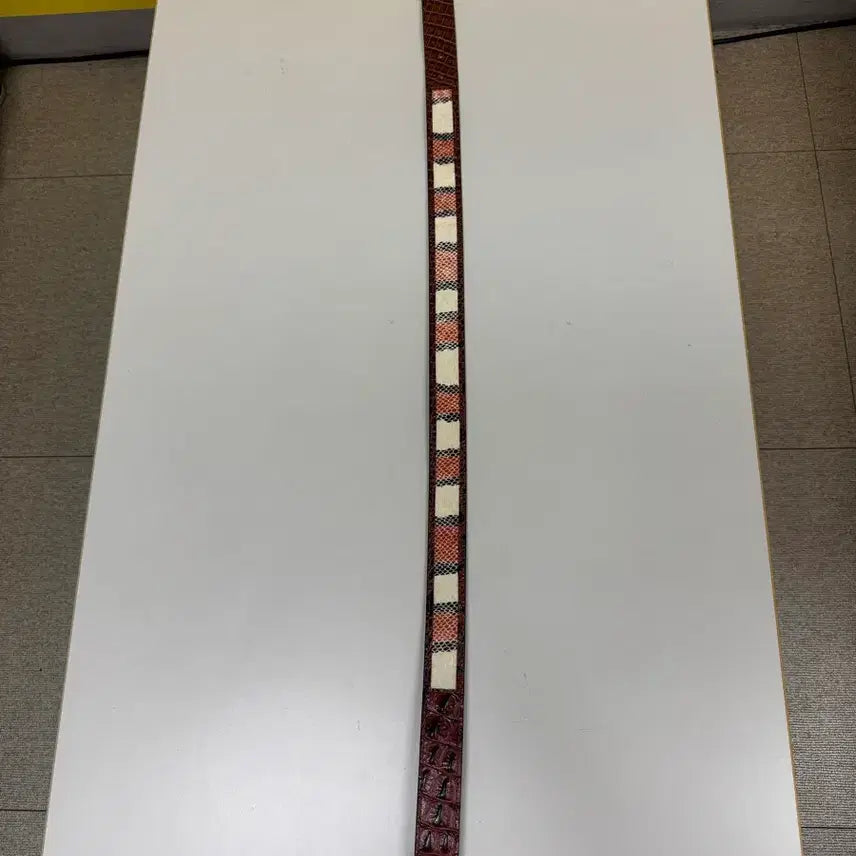 [BUNJANG] Stussy Brown Crocodile Belt S/M / 스투시 브라운 악어 벨트 s/m