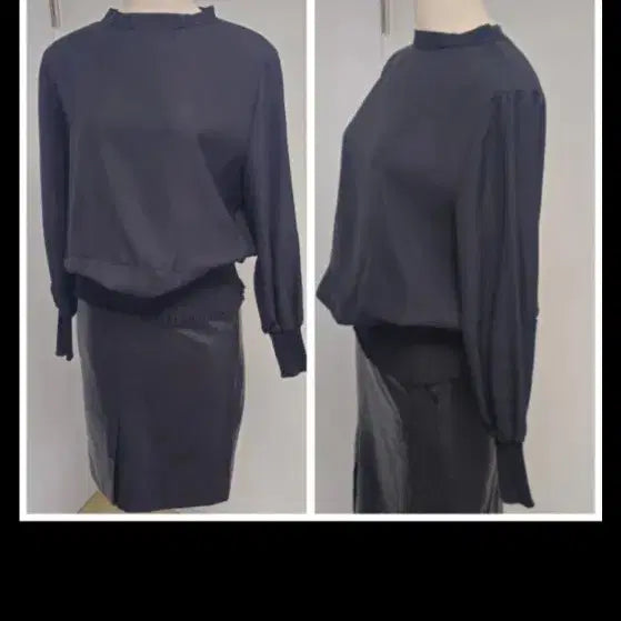 [BUNJANG] Zigot, The Izzat Collection, Izzat Baba Black Chiffon Blouse 3-Piece Set / 지고트+더아이잗컬렉션+아이잗바바 / 블랙 쉬폰 블라우스 3종 55
