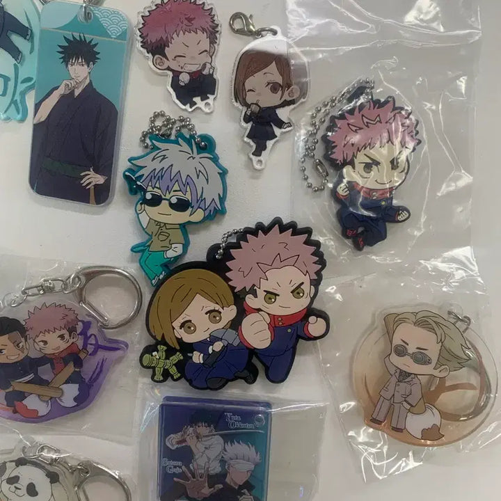 [BUNJANG] Jujutsu Kaisen Acrylic Keyring Bundle Set / 주술회전 키링 15개 일괄