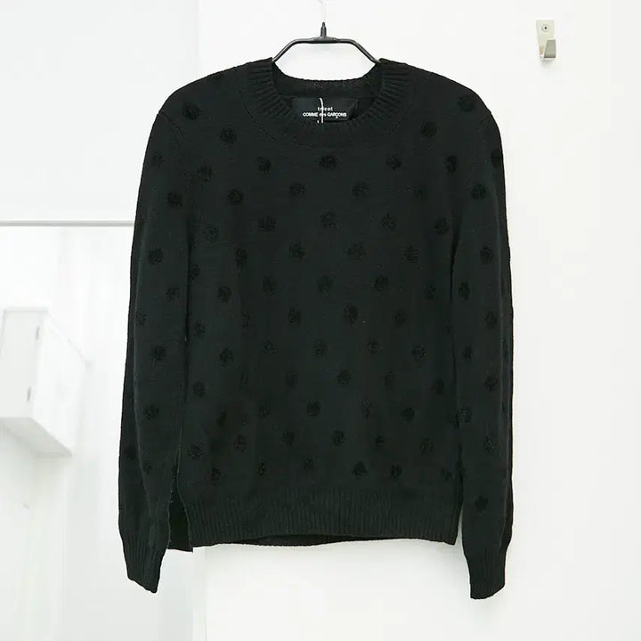 [BUNJANG] Comme des Garcons Tricot Dot Pattern Sweater / 꼼데가르송 트리콧 도트패턴 스웨터